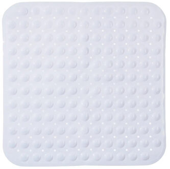 5five Anti-slip mat - badkamer - douche/bad - wit - 54 x 54 cm - vierkant