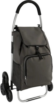 5five Boodschappentrolley Market - polyester - 52 x 40 x 100 cm - 36 liter - extra groot