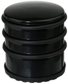 5five Deurstopper - zwart - 7 x 7,5 cm - metaal - deurstop - Deurstoppers