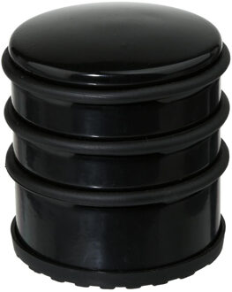 5five Deurstopper - zwart - 7 x 7,5 cm - metaal - deurstop