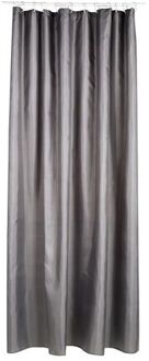 5five Douchegordijn - grijs - polyester - 180 x 200 cm - inclusief ringen - Douchegordijnen