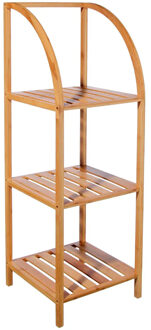 5five Doucherekje/badkamerrekje - bamboe - 3 lagen - 36 x 110 cm