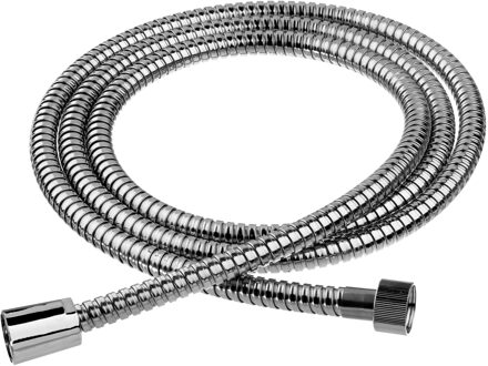 5five Doucheslang - RVS - 200 cm - met aansluiting - badkamer - zilver