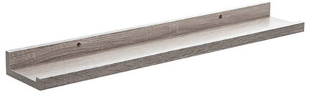 5five Foto wandplank Fixy?- beige - eiken hout look - 58 x 10 x 4 cm