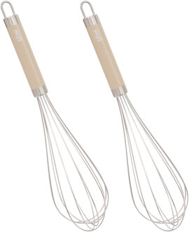 5five garde Paris - 2x - 30 cm - RVS - aluminium - beige/zilver - keukengerei