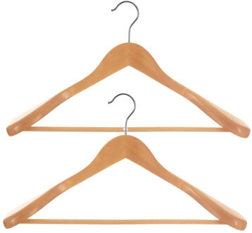5five Kledinghanger - 6x - hout - draaibaar - 45 x 24 cm
