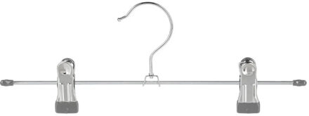 5five Kledinghangers - 3x - metaal - 30 x 11 cm - kledingkast/kleerhangers