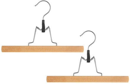 5five Kledinghangers - voor broeken - 12x stuks - 25 x 16 cm - klemhangers