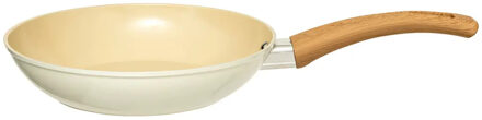 5five Koekenpan Harmony - Alle warmtebronnen - Beige - Dia 20 cm - handvat bakeliet - aluminium