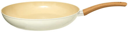 5five Koekenpan Harmony - Alle warmtebronnen - Beige - Dia 30 cm - handvat bakeliet - aluminium
