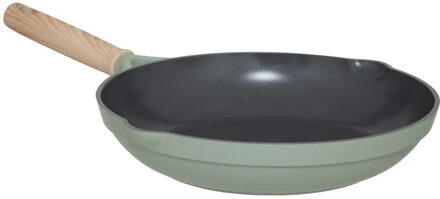 5five Koekenpan Horizon - Alle warmtebronnen geschikt - anti-aanbaklaag - groen - dia 28 cm