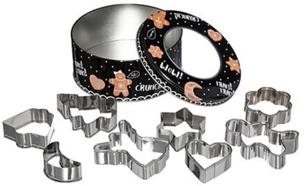 5five Koekvormpjes van vormen en dieren - 8x stuks - uitsteekvormpjes - koekjes bakken