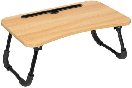 5five Laptoptafel / schoottafel / bedtafel - hout/metaal - 48 x 29 x 20 cm