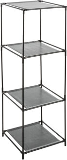 5five Opbergrek - 3-laags - metaal en kunststof - 34 x 98 cm - voor opbergmanden van 29 Liter