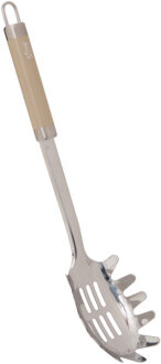 5five pastalepel Paris - 32 cm - RVS - aluminium - beige/zilver - keukengerei