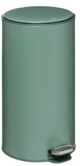5five Prullenbak|pedaalemmer - groen - metaal - 30 liter - 62 cm