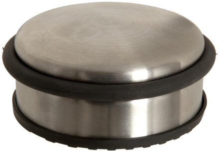 5five Ronde deurstopper - 10 x 4,5 cm - van metaal - Deurstop gewicht - 930 gr