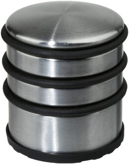 5five Ronde deurstopper - 7 x 7,5 cm - van metaal - Deurstop gewicht - binnen en buiten deur