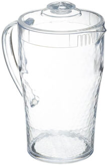 5five Sapkan/schenkkan karaf met deksel 1,7 liter transparant