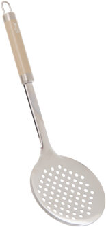 5five schuimspaan Paris - 32 cm - RVS - beige - keukengerei