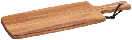 5five Serveerplank voor hapjes/tapas - 15 x 40 cm - acacia hout - borrelplank - Extra groot