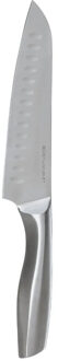 5five snijmes/keukenmes/vleesmes Precision - 1x stuks - RVS - zilver - 32 cm