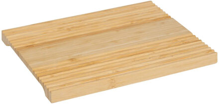 5five Snijplank bamboe hout - 30 x 24 x 2 cm - keuken serveerplanken/broodplanken