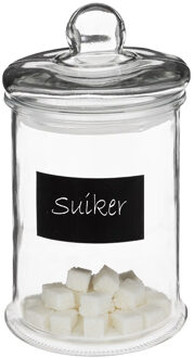 5five Snoeppot/voorraadpot - 3x stuks - 1,2 Liter - glas met deksel - 1200 ml - Voorraadpotten