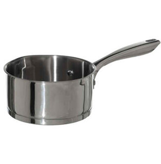5five Steelpan/sauspan - Alle kookplaten geschikt - zilver - dia 16 cm - rvs