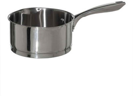 5five Steelpan/sauspan - Alle kookplaten geschikt - zilver - dia 18 cm - rvs