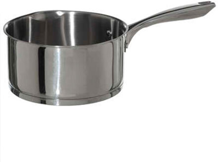 5five Steelpan/sauspan - Alle kookplaten geschikt - zilver - dia 20 cm - rvs