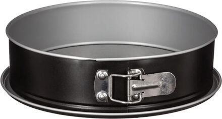 5five Taarten bakvorm/springvorm - metaal - zwart - 26 cm - rond
