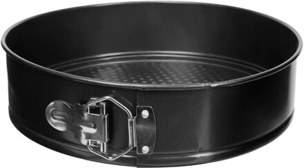 5five Taarten bakvorm/springvorm - metaal - zwart - 26 cm - rond