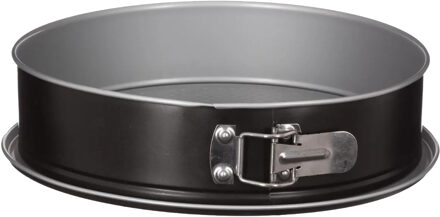 5five Taarten bakvorm/springvorm - metaal - zwart - 28 cm - rond