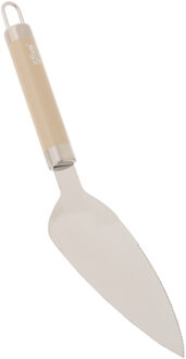 5five taartschep Paris - 27 cm - RVS - aluminium - beige - keukengerei
