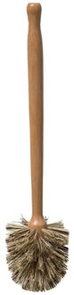 5five Toiletborstel - hout - beige - 36,5 cm - Badkamer/WC