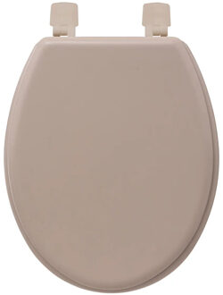 5five Toiletbril Colors - beige - MDF/HDF hout - universeel - standaard wc bril