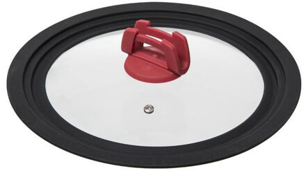 5five Universele glazen pannendeksel met siliconen rand 16/18/20 cm