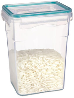 5five Vershoudbakje met deksel - kunststof - luchtdicht - 13 x 10 x 18 cm - 1400 ml