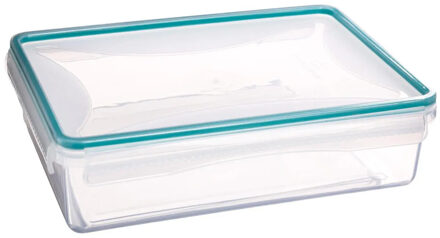 5five Vershoudbakje met deksel - kunststof - luchtdicht - 25 x 18 x 7 cm - 2200 ml