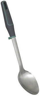 5five Voedsel opscheplepel - zilver - RVS - 34 cm - Keukengerei - Robuust/duurzaam