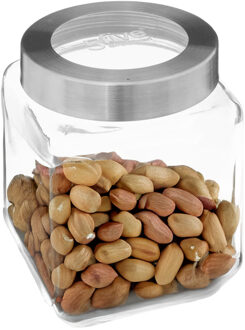 5five voedsel voorraadpot MIRO met draaideksel - glas - 1.2L - 11 x 14 cm - weckpot