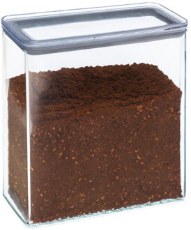 5five Voorraadpot - keuken/voedsel - kunststof - 3000 ml - luchtdichte deksel - transparant