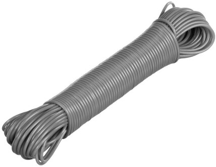 5five Waslijn/drooglijn grijs 20 meter van kunststof