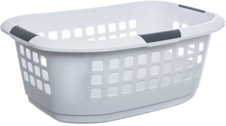 5five Wasmand extra groot - wit - kunststof - 51 liter - 67 x 47 x 27 cm