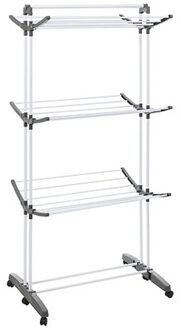 5five Wasrek/droogrek - metaal - 125 x 62 x 172 cm - staand/inklapbaar