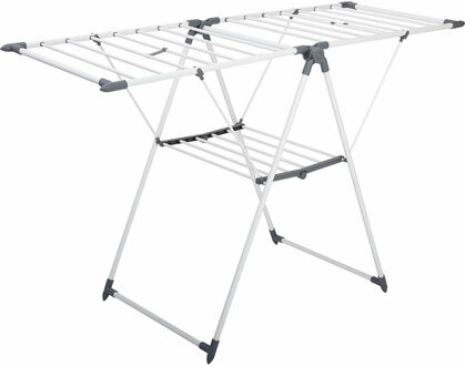 5five Wasrek/droogrek - metaal - 150 x 61x 96 cm - staand/inklapbaar