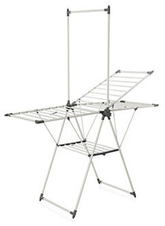 5five Wasrek/droogrek - metaal - 158 x 69 x 180 cm - staand/inklapbaar - met overhemdenrek