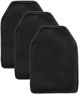 5Five Wijnfles koeler/koelelement hoes - Set van 3x stuks - zwart - 22 cm - Flessenkoeler - Wijnkoel