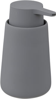 5five Zeeppompje/dispenser - keramiek - grijs - 250 ml - keuken/badkamer/toilet